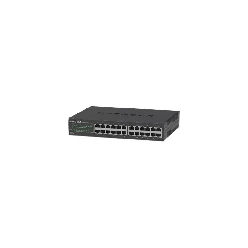 NETGEAR GS324v2 - Commutateur - non géré - 24 x 10 - 100 - 1000 - de bureau, Montable sur rack, fixati... (GS324-200EUS)_1